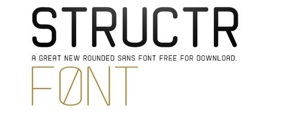 STRUCTR 免費(fèi)字體下載 - 設(shè)計(jì)達(dá)人網(wǎng)