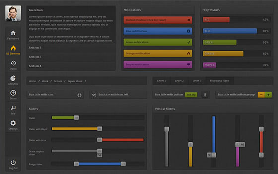 Flame Admin User Interface