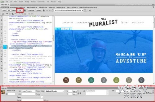 網(wǎng)頁制作軟件Dreamweaver CC 2014新功能_天極yesky軟件頻道